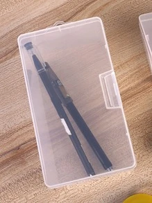 1 hộp đựng văn phòng phẩm trong suốt - Trong sáng - Xem 4