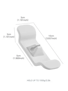 4pcs Household Appliances Cable Organizing Hub, Simple Wire Storage & Management, Kitchen Cord Winder, Soft Cable Fastener & Concealer - White - View 2