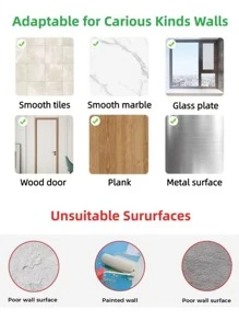 1 pieza Estante de almacenaje montado en la pared de acero inoxidable - Plateado - Ver 6