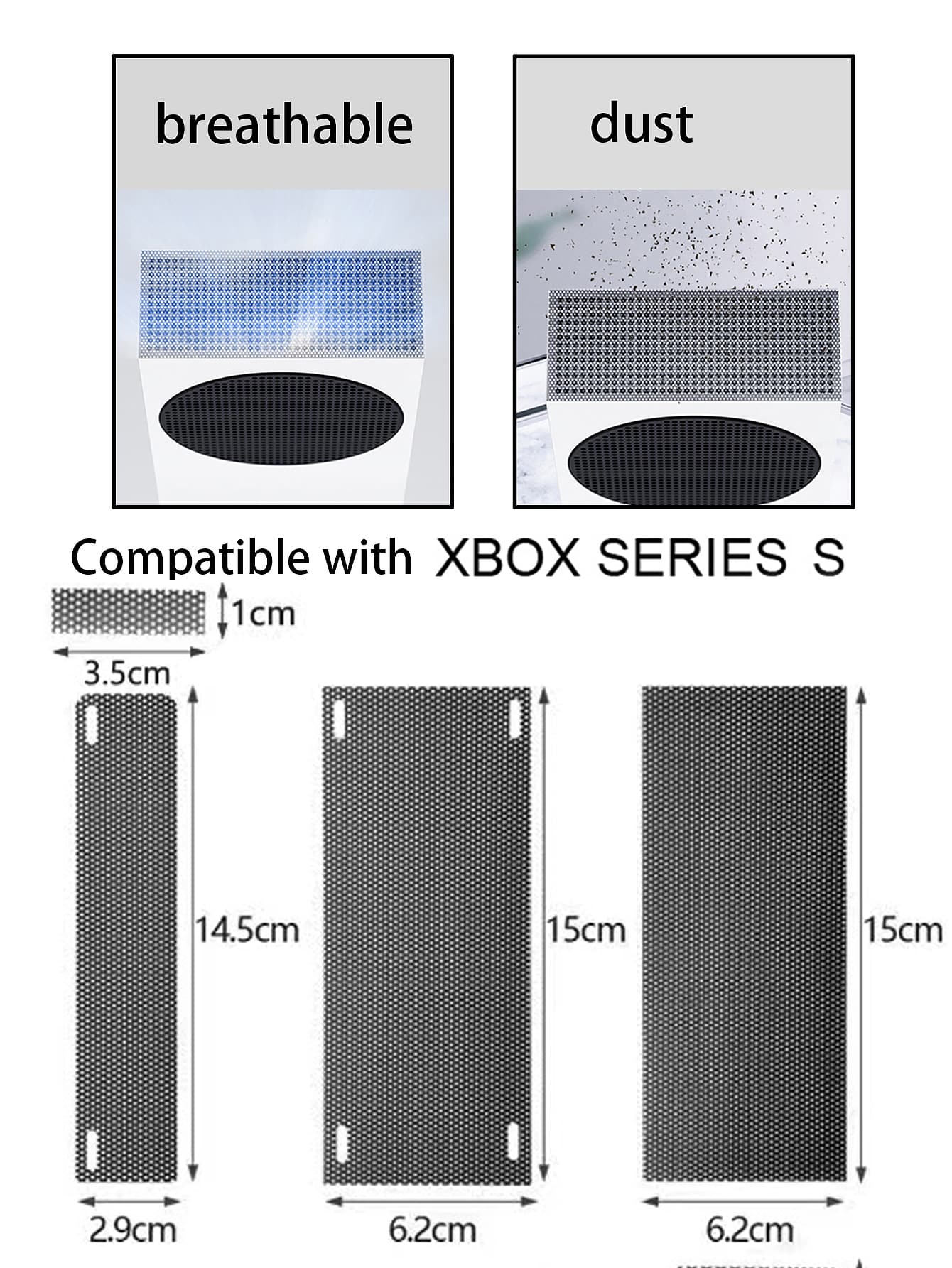 4pcs Series S Console Dust Cover Set