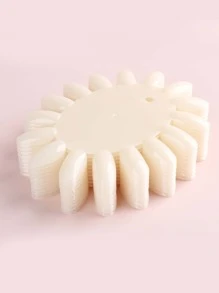 FULL BEAUTY 橢圓假指甲美甲展示卡160尖/套自然花卉設計美甲拋光展示培訓美甲工具 - 杏色 - 查看 5