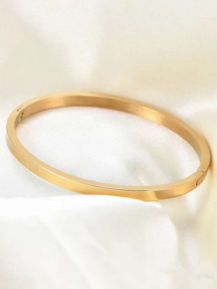 Lắc tay tối giản chắc chắn - Vàng - Xem 1