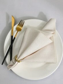 6pcs Solid Cloth Napkin