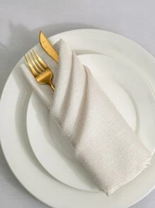 6pcs Solid Cloth Napkin
