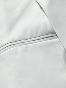 Manfinity Men Single Button Blazer & Suit Trousers - Light Grey - View 6