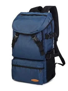 22 Inch Men Patch Chi tiết Phát hành Khóa Trang trí Ba lô Du lịch - Màu xanh lam - Xem 6