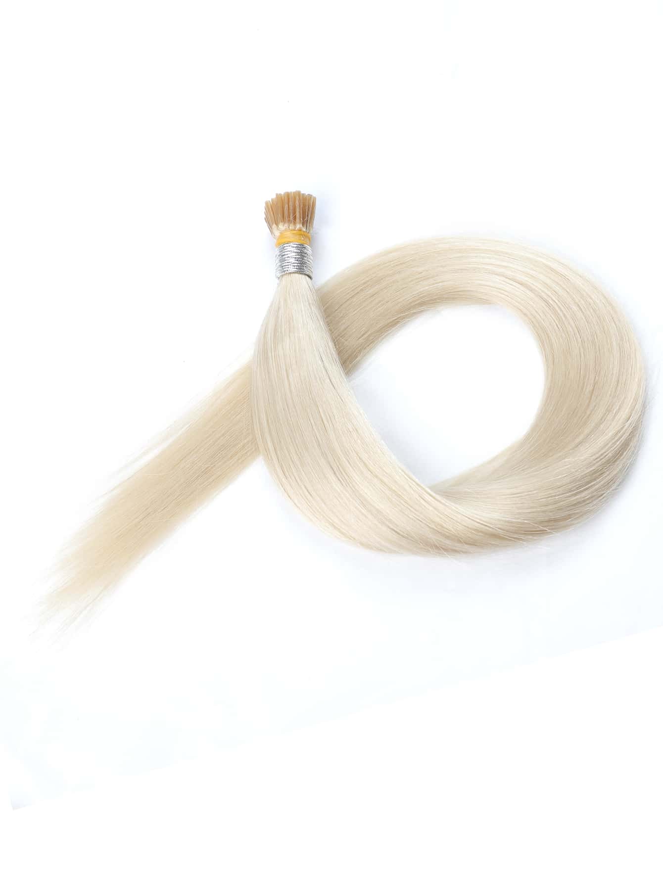 50 miếng băng dính thẳng làm từ 100% tóc thật dùng cho salon tóc giả màu vàng bạch kim mềm mại không tì vết dành cho phụ nữ tóc mỏng, kiểu dáng tự nhiên, chất lượng cao, màu be - S60 - Xem 1