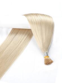 50 miếng băng dính thẳng làm từ 100% tóc thật dùng cho salon tóc giả màu vàng bạch kim mềm mại không tì vết dành cho phụ nữ tóc mỏng, kiểu dáng tự nhiên, chất lượng cao, màu be - S60 - Xem 4