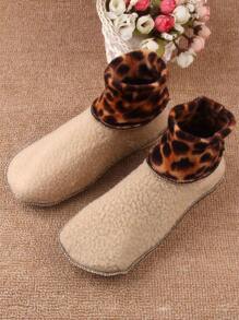 2 双厚款室内防滑保暖地板袜 - 黑色 - 查看 3