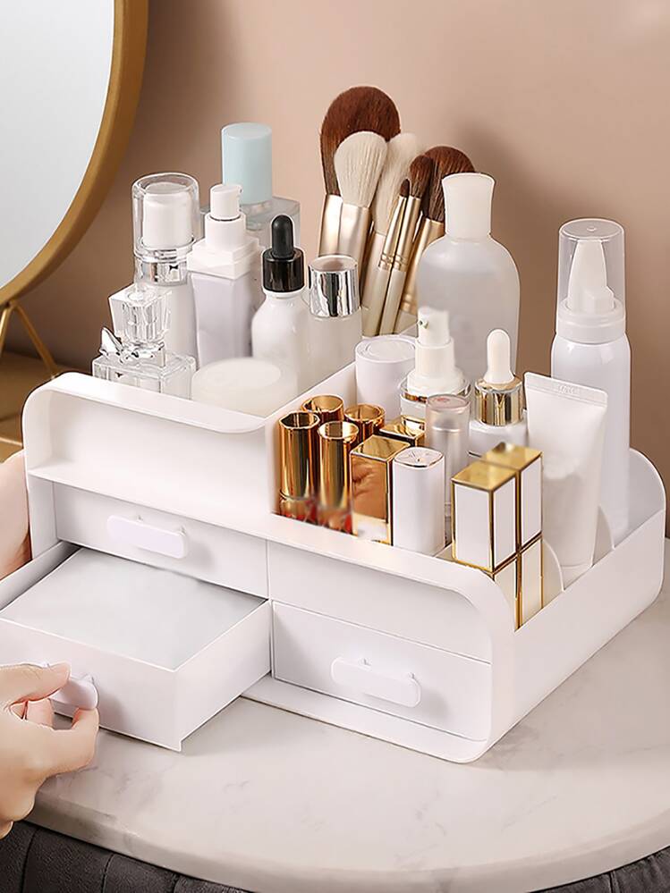 Rebrilliant Organisateur de comptoir de salle de bain, comptoir de rangement de salle de bain à