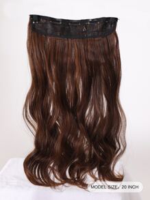 Extensión del pelo con clip natural rizado sintético