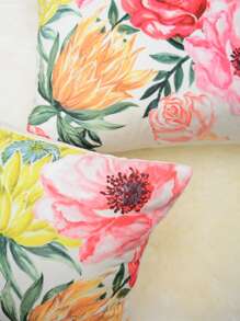 1入組印花靠墊套不附帶墊芯 - 彩色 - 查看 2