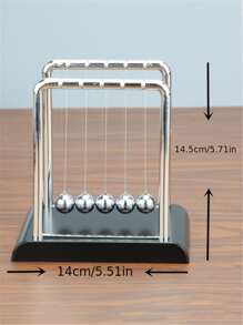 Máy Tính Chuyển Động Vĩnh Viễn Thiết Kế Màu Sắc Ngẫu Nhiên Trang Trí Thủ Công, Vật Trang Trí Bằng Thép Không Gỉ Tối Giản Để Trang Trí Nhà Cửa - Nhiều màu - Xem 2