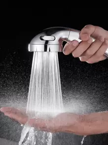 1 pieza Alcachofa de ducha ajustable - Plateado - Ver 1