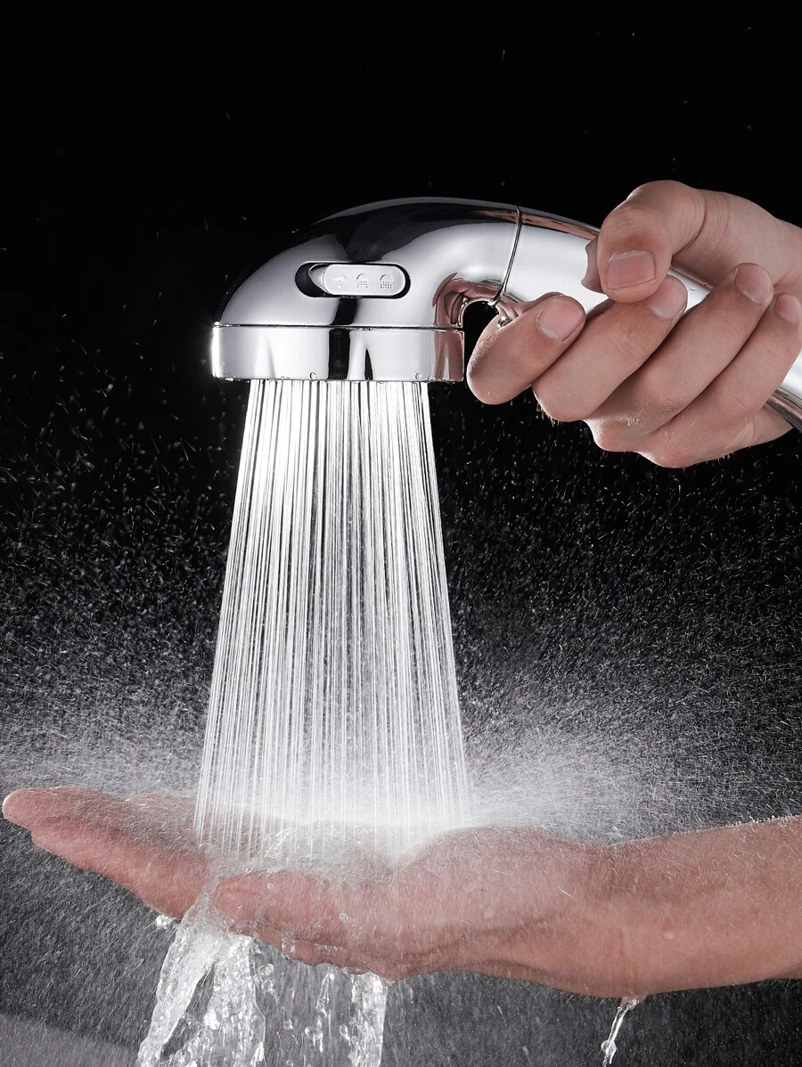 1 pieza Alcachofa de ducha ajustable - Plateado - Ver 1