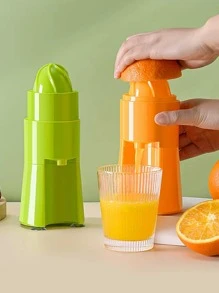 1pc Random Color Hand Juicer, Modern PP Spiral Manual Press Juicer For Household,Vegetable Fruit Tools,Kitchen Items,Cutter,Food,Salad,Decor,Storage,Party,Birthday. - Multicolor - View 1