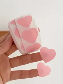 1roll Heart Shaped Sticker