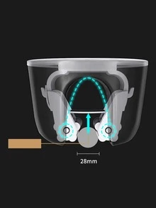 1pc Random Color Wall Mounted Mop Holder