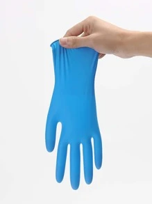 50 件一次性家用手套、厨房、浴室、家居、家居用品 - 藍色 - 查看 3