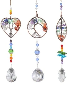 1入組樹細節愛心裝飾隨機掛飾 - 彩色 - 查看 4