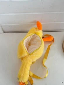 Cartoon Design Novelty Bag Medium Fluffy Cute - Yellow - View 5