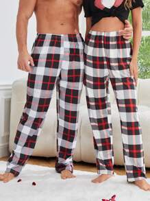CoupledUp Men 1pc Plaid Print Sleep Pants