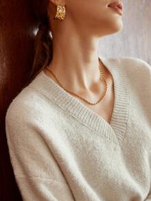 MOTF PREMIUM RELAXED FIT JUMPER - Beige - View 3