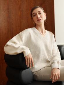 MOTF PREMIUM RELAXED FIT JUMPER - Beige - View 7