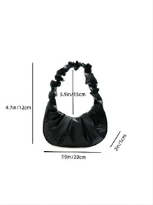 極簡雲朵包 - 黑色 - 查看 5