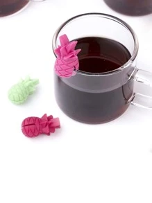 6pcs Pineapple Shaped Random Glass Marker - Multicolor - View 4