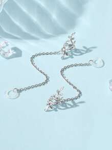 2pcs Leaf Design Earphone Anti-lost Chain - View 3