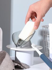 1pc Clear Soap Dish - Multicolor - View 4