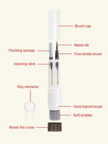 1pc 6 In 1 Keyboard Cleaning Brush