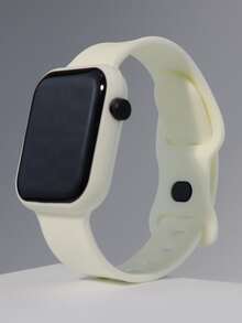 Reloj digital LED - Blanco - Ver 3