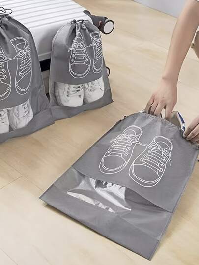 5入組隨機色鞋子收納包