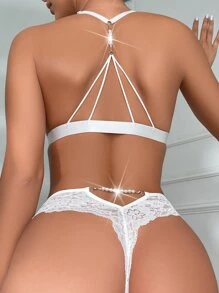 Classic Sexy 花卉蕾絲鏤空鋼圈內衣套裝