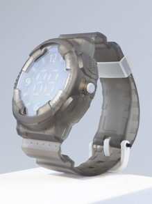 Reloj electrónico luminoso - Gris - Ver 3