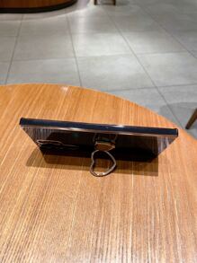 電鍍設計手機殼帶心環支架 - 黑色 - 查看 5