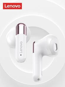 聯想 Lp11 半入耳式運動跑步耳機，HiFi 音質，真無綫耳塞，降噪舒適 - 白色 - 查看 3