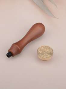 1pc Tree Design Wax Seal Stamp - Multicolor - View 3