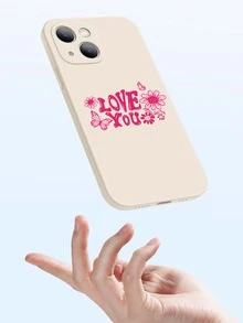 Flower & Butterfly Pattern Phone Case - Multicolor - View 3