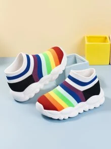 兒童透氣撞色運動鞋時尚戶外老爹鞋