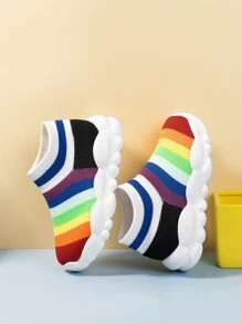 兒童透氣撞色運動鞋時尚戶外老爹鞋