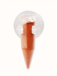 1pc Clear Suction Cup Fish Feeder - Clear - View 3