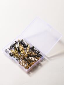 50pcs Safety Pin DIY Jewelry Accessory - Multicolor - View 1