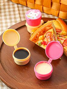 4 件装卡通图案随机酱汁碟圣诞礼物 - 彩色 - 查看 2