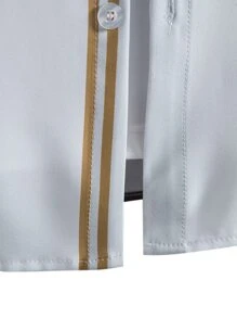 Manfinity Men 1pc Striped Print Shirt - Multicolor - View 8