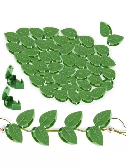 10入組樹葉形狀植物夾