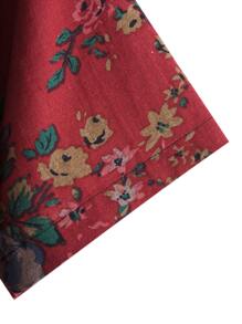 Manfinity Men Floral Print Shirt Without Tee - Red - View 4