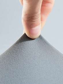 1入組素色椅套家用極簡滌綸椅套 - 淺灰色 - 查看 2